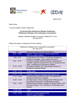 Parkinson*s Disease: from molecules to movement