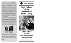 High School Girls Basketball Team Camp