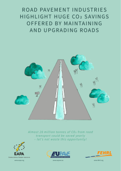 road pavement industries highlight huge co2 savings