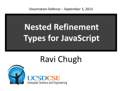 Nested Refinement Types for JavaScript