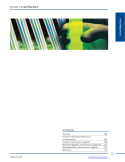 In-Gel Reactions