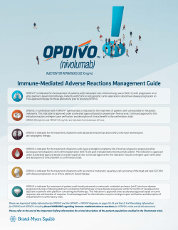 Immune-Mediated Adverse Reactions Management Guide