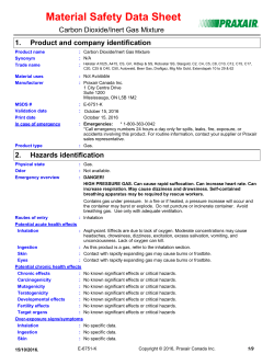 Carbon Dioxide/Inert Gas Mixture MSDS (E6751)