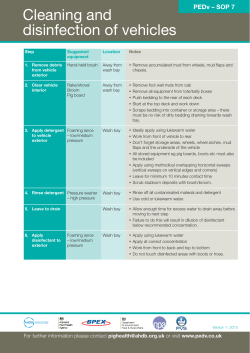 Cleaning and disinfection of vehicles - AHDB Pork