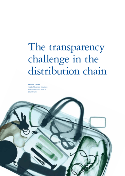 The transparency challenge in the distribution chain