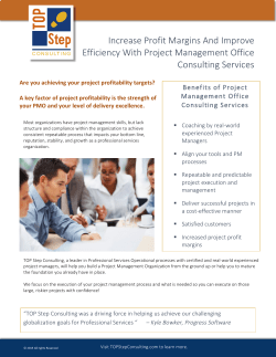 Increase Profit Margins And Improve Efficiency With Project