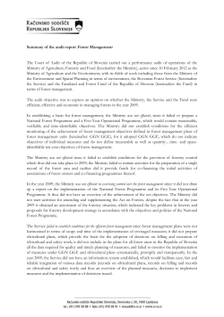 Audit report abstract