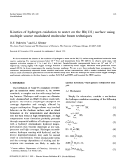 Kinetics of hydrogen oxidation to water on the Rh