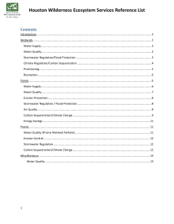 Reference: ENGLE, VD Estimating the Provision of Ecosystem