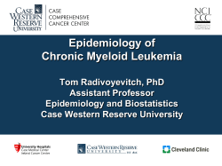 Title of Presentation - Tom Radivoyevitch