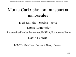 Monte Carlo phonon transport at nanoscales