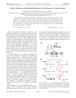 Helix-Coil Kinetics of Individual Polyadenylic Acid Molecules in a