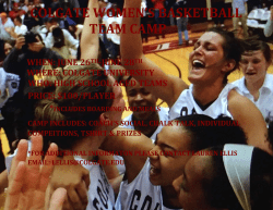 Colgate Women`s Basketball Team Camp