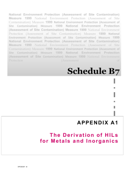 (Assessment of Site Contamination) Amendment Measure 2013
