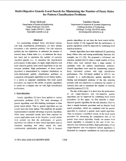 Multi-Objective Genetic Local Search for Minimizing the Number of