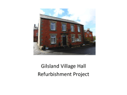 Gilsland-presentation - The West Northumberland Community