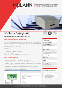 PVT-E - VeryCard