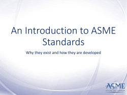 Student Presentation - American Society of Mechanical Engineers