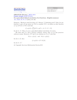 Ann. Math. Sil. No. 27 (2013), 99&ndash;106. Summary: &ldquo;Having in mind