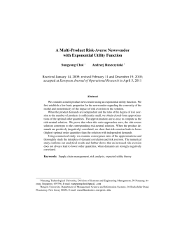 A Multi-Product Risk-Averse Newsvendor with Exponential Utility