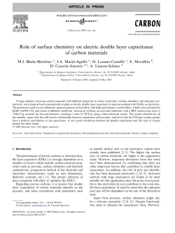 Role of surface chemistry on electric double layer