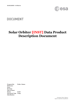 ESA Standard Document