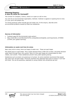 Activity 2 Briefing sheet B