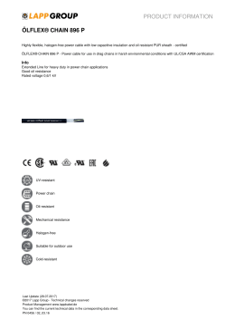 product information &ouml;lflex&reg; chain 896 p - Catalogue