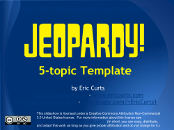 5-topic Template