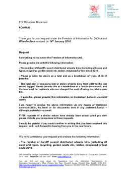 FOIA0 - Published FOI requests and responses