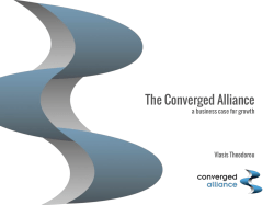 the Converged Alliance Presentation