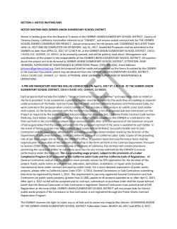 notice inviting architectural firms to submit