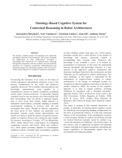 Ontology-Based Cognitive System for Contextual Reasoning in