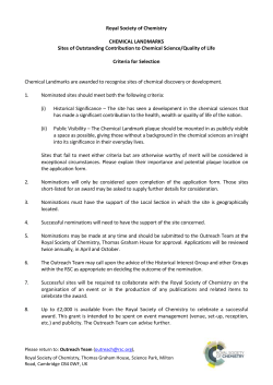 application form - Royal Society of Chemistry