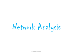 Network Analysis