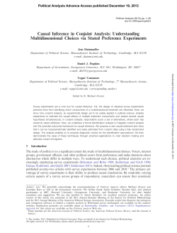 Causal Inference in Conjoint Analysis