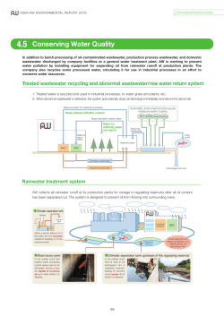 Conserving Water Quality