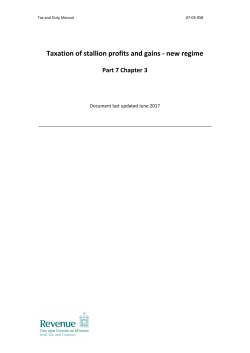 Part 07-03-05b - Taxation of stallion profits and gains