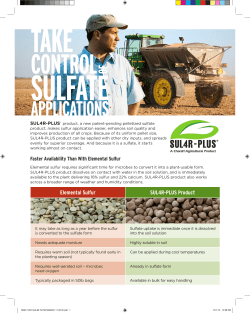 Elemental Sulfur SUL4R