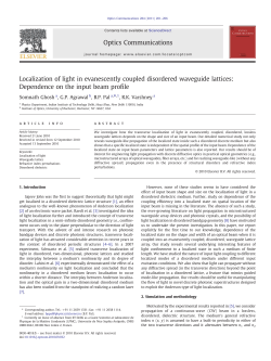 Localization of light in evanescently coupled disordered waveguide