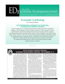 ED Economic Development Journal