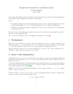 Simple lower-bounds for small-bias spaces
