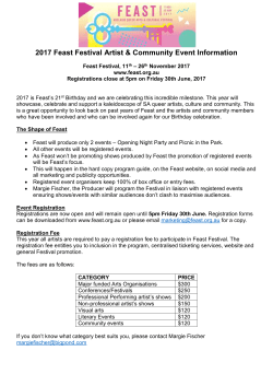 Artist Information Form