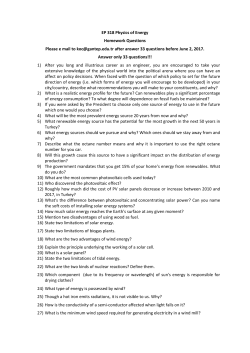 EP 318 Physics of Energy