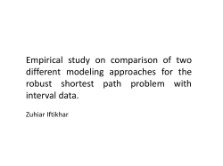 Empirical study on comparison of two different approaches for the