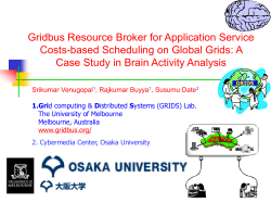 Gridbus Resource Broker for Application Service Costs