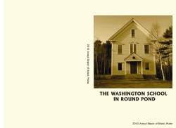 THE WASHINGTON SCHOOL IN ROUND POND
