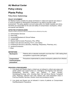 Plants Policy