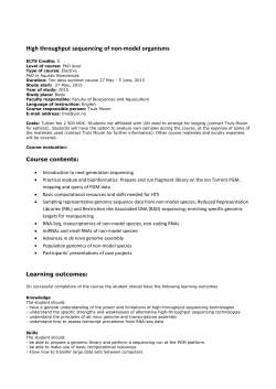 High throughput sequencing of non