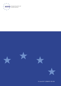 Reply form for the MiFID II/MiFIR Consultation Paper